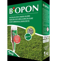 BIOPON GRANULĒTAIS MĒSLOJUMS ZĀLĀJIEM AR NEZĀLĒM 1 KG