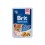 BRIT PREMIUM DELICATE FILLETS IN GRAVY WITH CHICKEN 85G KAĶĒNIEM