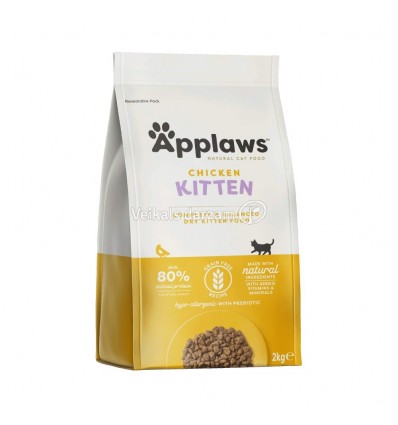 AAPPLAWS KITTEN CHICKEN 2KG KAĶĒNIEM 4021C