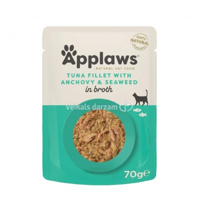 APPLAWS TUNA FILLET WITH WHOLE ANCHOVY KONSERVI 70G KAĶIEM 8006ML-A