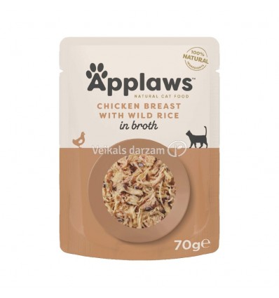 APPLAWS CHICKEN BREAST & WILD RICE KONSERVI 70G KAĶIEM 8007ML-A