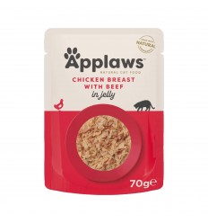 APPLAWS CHICKEN BREAST WITH BEEF IN JELLY KONSERVI 70G KAĶIEM 8252ML-A