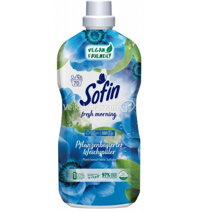 SOFIN VEGĀNISKS AUDUMA MĪKSTINĀTĀJS AR SVAIGU AROMĀTU FRESH MORNING 1,4L